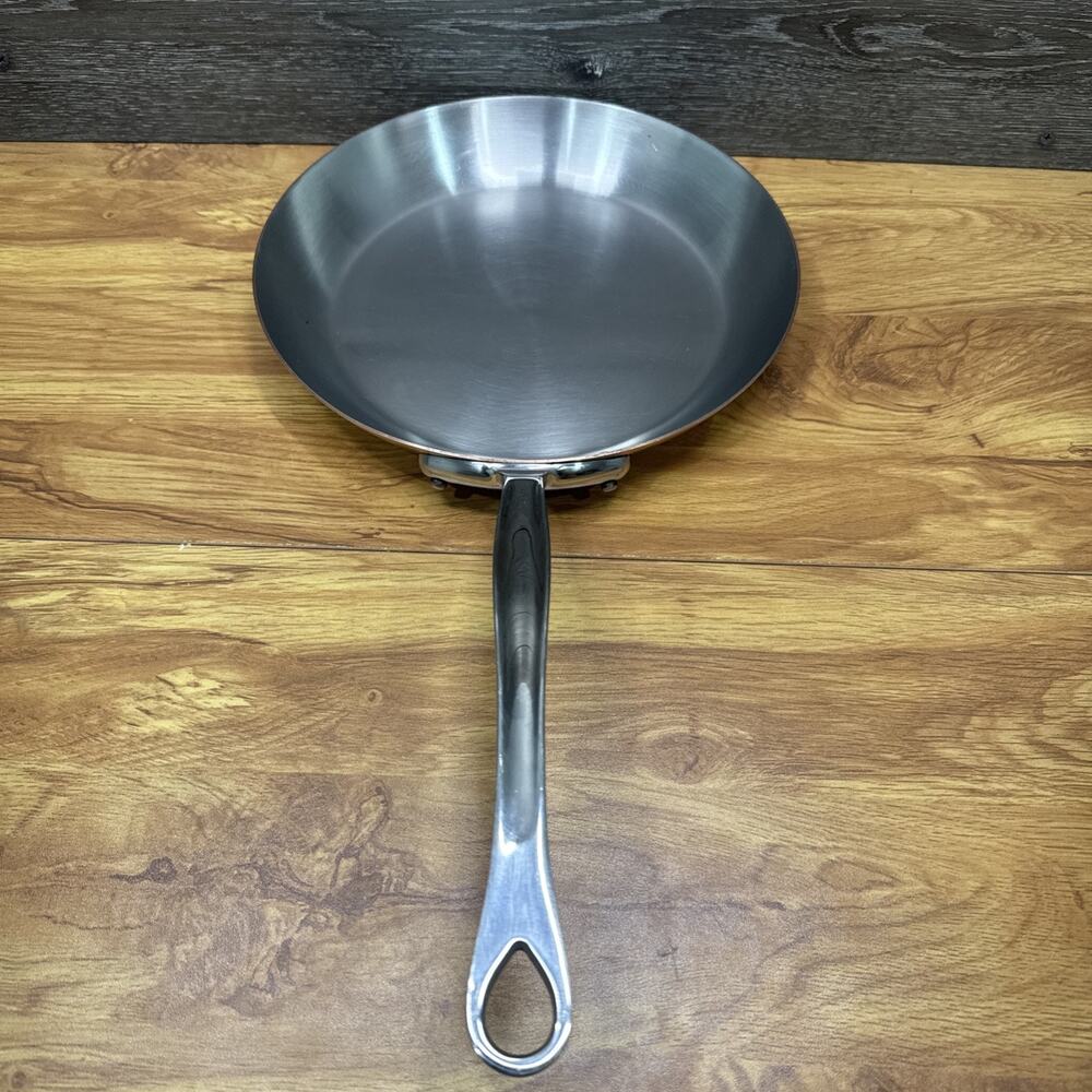 Mauviel 1830 M’Heritage M150c Copper 10.5” Skillet 1.5mm France 28cm Stainless